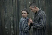 Jonah Hauer-King as Lali Sokolov & Anna Próchniak as Gita Furman in Auschwitz. Jonah Hauer-King as Lali Sokolov & Anna Próchniak as Gita Furman in Auschwitz.