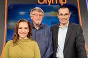 Quizduell-Olymp: Marie-Louise Finck (l.), Prof. Eckhard Freise (M.) und Thorsten Zirkel (r.)
