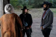 l-r: Django (Matthias Schoenaerts), John Ellis (Nicholas Pinnock)