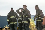 V.l.: Cpt. Dallas Patterson (Brian White), Joe Cruz (Joe Minoso), Matthew Casey (Jesse Spencer), Kelly Severide (Taylor Kinney)