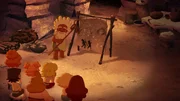 Aron erzählt von einer legendären himmlischen Höhle. Aron erzählt von einer legendären himmlischen Höhle.