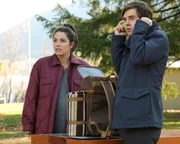 l-r: Lea Dilallo (Paige Spara), Dr. Shaun Murphy (Freddie Highmore). l-r: Lea Dilallo (Paige Spara), Dr. Shaun Murphy (Freddie Highmore).