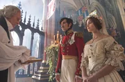 Pictured: JENNA COLEMAN as Victoria and TOM HUGHES as Albert.