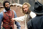 l-r: John Ellis (Nicholas Pinnock), Django (Matthias Schoenaerts)