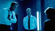 Pictured (l-r) Alex O'Loughlin as Steve McGarrett and Scott Caan as Danny "Danno" Williams.  On the eve of Kono's wedding to Adam, Five-0 learns that a stolen nuclear bomb is somewhere on the island and about to be detonated.  Also, McGarrett is stunned when Catharine returns to Hawaii and Chin confronts Adam about his lingering connections to the Yakuza.