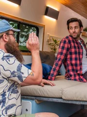 L-R: Brett und Kevin