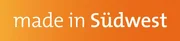 S&Uuml;DWESTRUNDFUNK Made in S&uuml;dwest, logo.