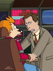 L-R: Fry, Al Gore