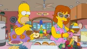 "Die Simpsons", "La Pura Vida." Jedes Jahr organisieren die Eltern von Milhouse einen Trip nach Costa Rica. Die Simpsons schließen sich der Reise an. Nicht nur der Hinflug im eigenen Jet beeindruckt alle gleichermaßen, auch die dort herrschende, entspannte Lebensart fasziniert auf Anhieb. Die Simpsons lernen Pattys Freundin Evelyn kennen. Sie entpuppt sich als Homers Seelenverwandte. Unterdessen findet Lisa heraus, wieso sich Familie Milhouse den kostspieligen Trip nach Zentralamerika jedes Jahr leisten kann. "Die Simpsons", "La Pura Vida." Jedes Jahr organisieren die Eltern von Milhouse einen Trip nach Costa Rica. Die Simpsons schließen sich der Reise an. Nicht nur der Hinflug im eigenen Jet beeindruckt alle gleichermaßen, auch die dort herrschende, entspannte Lebensart fasziniert auf Anhieb. Die Simpsons lernen Pattys Freundin Evelyn kennen. Sie entpuppt sich als Homers Seelenverwandte. Unterdessen findet Lisa heraus, wieso sich Familie Milhouse den kostspieligen Trip nach Zentralamerika jedes Jahr leisten kann.