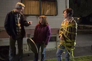 L-R: Mike (Neil Flynn); Frankie (Patricia Heaton); Axl (Charlie McDermott)