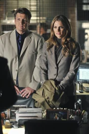 L-R: Richard Castle (Nathan Fillion) und Kate Beckett (Stana Katic)