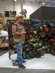 Wayde and Brett discuss insert design with Redneck.