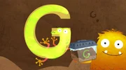Nitsos Oma schenkt Nitso einen Gecko. Vielleicht hilft der Nitso ja, das G wiederzufinden.