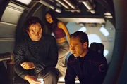 L-R: Dr. Phlox (John Billingsley) und Captain Jonathan Archer (Scott Bakula)