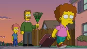 "Die Simpsons", "Mein Todd, mein Todd, warum hast du mich verlassen?". Ned begegnet im Traum seine verstorbene Frau Maude. Er ist zu Tränen gerührt. Sein Sohn Todd hingegen erinnert sich kaum noch an seine Mutter. Um seinem Gedächtnis auf die Sprünge zu helfen, sieht Todd sich alte Videos vom Weihnachtsfest der Familie an. Dabei kommen ihm jedoch Zweifel, dass seine Mutter an einem besseren Ort ist und er fällt vom Glauben ab. Ned ist schockiert. Um seinem Sohn wieder Gottesfurcht einzuflößen, holt er sich ausgerechnet Hilfe von den Simpsons. "Die Simpsons", "Mein Todd, mein Todd, warum hast du mich verlassen?". Ned begegnet im Traum seine verstorbene Frau Maude. Er ist zu Tränen gerührt. Sein Sohn Todd hingegen erinnert sich kaum noch an seine Mutter. Um seinem Gedächtnis auf die Sprünge zu helfen, sieht Todd sich alte Videos vom Weihnachtsfest der Familie an. Dabei kommen ihm jedoch Zweifel, dass seine Mutter an einem besseren Ort ist und er fällt vom Glauben ab. Ned ist schockiert. Um seinem Sohn wieder Gottesfurcht einzuflößen, holt er sich ausgerechnet Hilfe von den Simpsons.