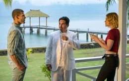 (v.l.n.r.) Patrick Sullivan (Austin Stowell); Mr. Roarke (Michael Pe&ntilde;a); Melanie Cole (Lucy Hale)