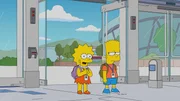 Lisa (l.); Bart (r.)