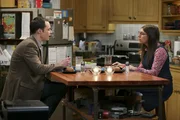 Wird aus dem gemeinsamen Abend f&uuml;r Amy (Mayim Bialik, r.) und Sheldon (Jim Parsons, l.), trotz derren furchtbarer Laune, noch etwas?