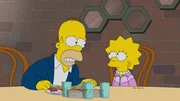 Homer (l.); Lisa (r.)