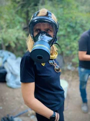 Marina van Zeller in secret lab location.