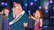 Direktor Shepherd (l.); Meg Griffin (r.)