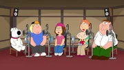 (v.l.n.r.) Brian Griffin, Chris Griffin, Meg Griffin, Stewie Griffin, Lois Griffin, Peter Griffin