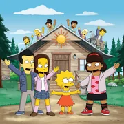 Flynn (l.), Sarah (2.vl.), Lisa (2.v.r.) und Aiesha (r.) haben jede Menge Spa&szlig; zusammen im K&uuml;nstlercamp.