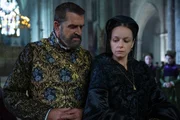Heiliger R&ouml;mischer Kaiser Karl V. (Rupert Everett, l.); Katharina von Medici (Samantha Morton, r.)
