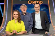 Quizduell-Olymp: Marie-Louise Finck (l.), Prof. Eckhard Freise (M.) und Thorsten Zirkel (r.)