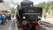 Zum 125. Jubil&auml;um der Teilstrecke Tuttlingen - Sigmaringen ging es mit Dampf durch das Obere Donautal.