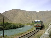 Durch kirgisische Schluchten.