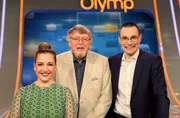 Quizduell-Olymp: Marie-Louise Finck (l.), Prof. Eckhard Freise (M.) und Thorsten Zirkel (r.)