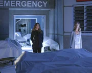 Dr. Meredith Grey (Ellen Pompeo, l.); Dr. Teddy Altman (Kim Raver, r.)