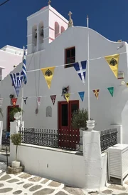 Sakralbau in der Altstadt von Mykonos