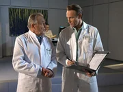 Professor Simoni hat von dem Fluchtversuch des JVA-Insassen Dahlke erfahren und erkundigt sich bei Dr. Martin Stein nach den Details.