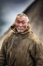 Wassilij Serotetto geh&ouml;rt zum Volk der Nenzen und ist der Patriarch der Brigade Nr. 1.