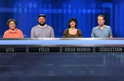 Die Kandidat:innen (v.l.n.r.): Uta Meier, Felix Piloth, Julia Maria Matheus und Sebastian Milpetz.