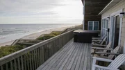 Although Derek and Jennifer wish the Sunny View House had more covered outdoor space, they love the Atlantic Ocean views, as seen on HGTV's Beach Hunters.