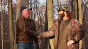 Wild Bill and Willy shaking hands after a good trap build.