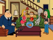 L-R: Stan, Francine, Klaus, Steve, Roger, Hayley L-R: Stan, Francine, Klaus, Steve, Roger, Hayley
