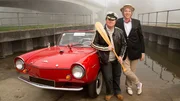 Pictures shows amphicar Mick Brewer and Edd China Pictures shows amphicar Mick Brewer and Edd China