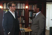 Im Gegensatz zu Bull (Michael Weatherly, l.) ist er davon &uuml;berzeugt, dass Richard seine Verlobte Layla ermordet hat: Greg Perkins (John Douglas Thompson, r.). Soll er recht behalten?