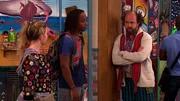 L-R: Posey (Hayley Holmes), Andr&eacute; Harris (Leon Thomas III), Erwin Sikowitz (Eric Lange)