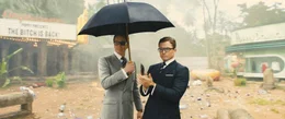 Harry Hart (Colin Firth, l.); Eggsy (Taron Egerton, r.)