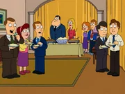 Hinter, mitte: Stan, Francine