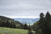 Landschaft Chiemgau - Blick von der Rachlalm