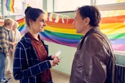 Stefan (Hendrik Duryn) und Rebecca (Liane Forestieri) haben sich zu einem Date verabredet.