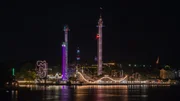 Nachtbild des Vergn&uuml;gungsparks Gr&ouml;na Lund