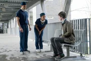 Dr. Neil Melendez (Nicholas Gonzalez, l.), Dr. Claire Browne (Antonia Thomas), Dr. Shaun Murphy (Freddie Highmore)