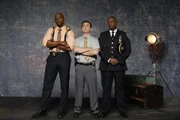 (6. Staffel) - (v.l.n.r.) Terry Jeffords (Terry Crews); Charles Boyle (Joe Lo Truglio); Captain Ray Holt (Andr&eacute; Braugher)